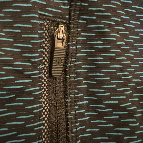 Lululemon Women’s Inspire Leggings Mesh Jacquard Black Indian Ocean C049 - Picture 2 of 8